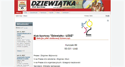 Desktop Screenshot of ksdziewiatkalodz.pl